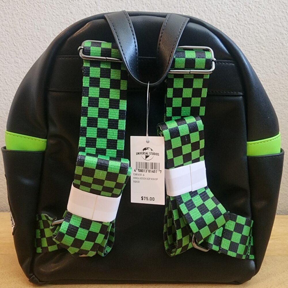 Universal Studios Halloween Horror Nights 2024 Mini Backpack Skull Graphic New - Picture 7 of 13